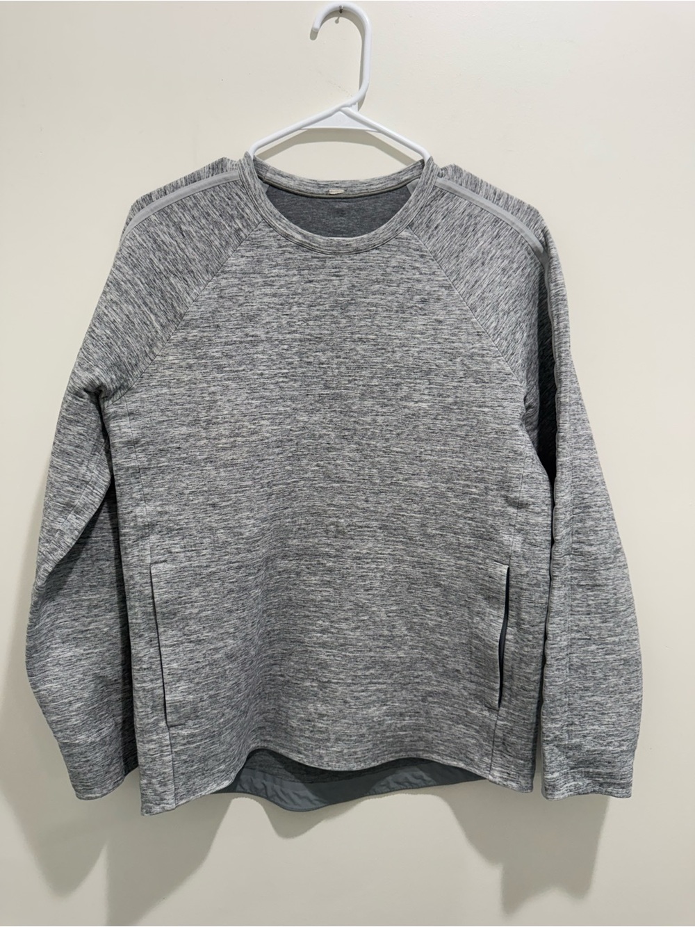 Lululemon Heathered Gray Running Pullover Long Sleeve Small - Picture 2 of 12